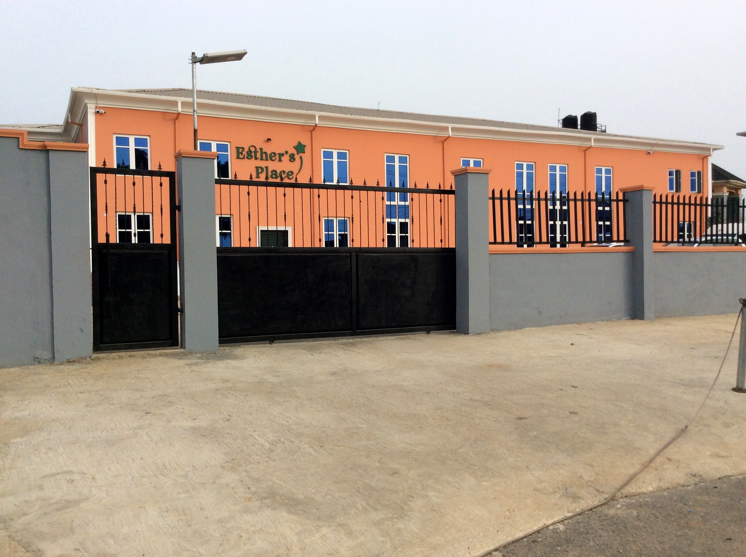 Esther's Place compound and gate